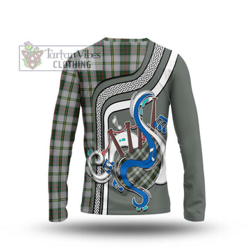 Taylor Dress Tartan Long Sleeve T-Shirt with Epic Bagpipe Style