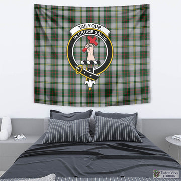 Taylor Dress Tartan Tapestry Wall Hanging and Home Decor for Room with Family Crest