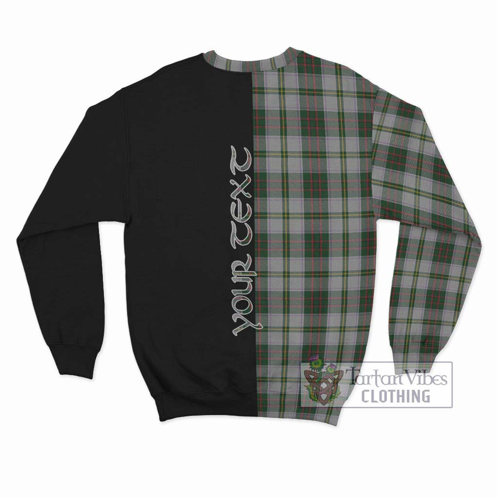 Taylor Dress Tartan Sweatshirt with Family Crest and Half Of Me Style - Tartanvibesclothing Shop