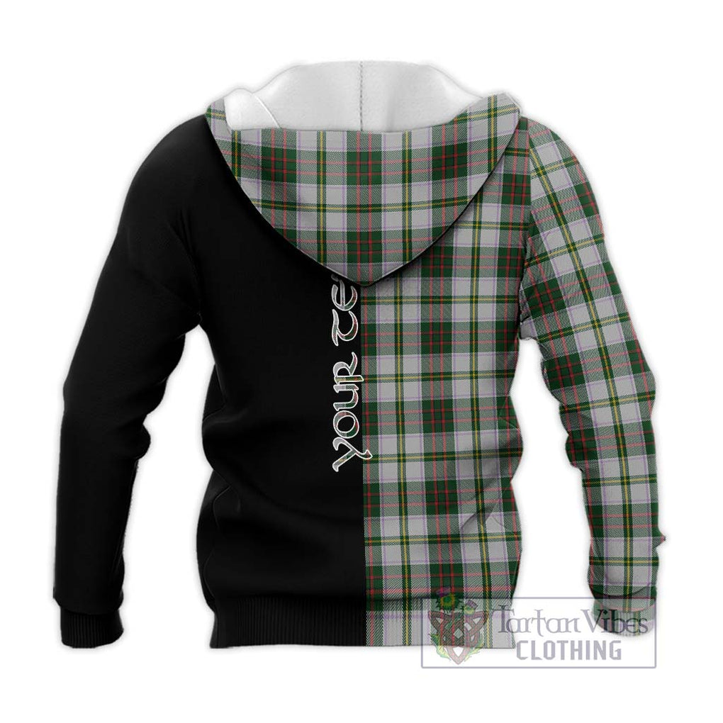 Taylor Dress Tartan Knitted Hoodie with Family Crest and Half Of Me Style - Tartanvibesclothing Shop