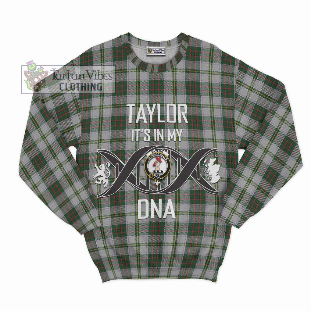 Taylor Dress Tartan Sweatshirt with Family Crest DNA In Me Style - Tartanvibesclothing Shop