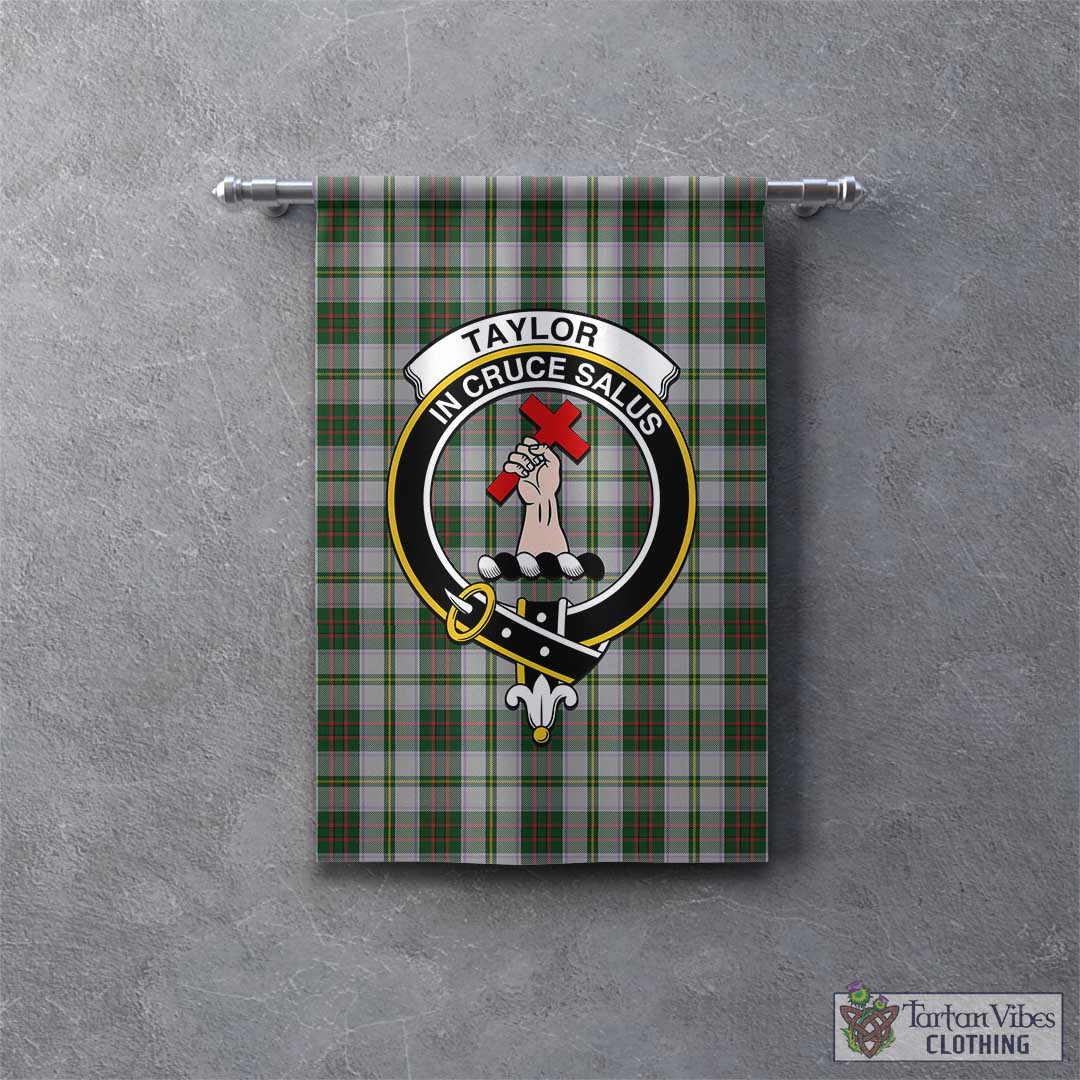 Tartan Vibes Clothing Taylor Dress Tartan Gonfalon, Tartan Banner with Family Crest