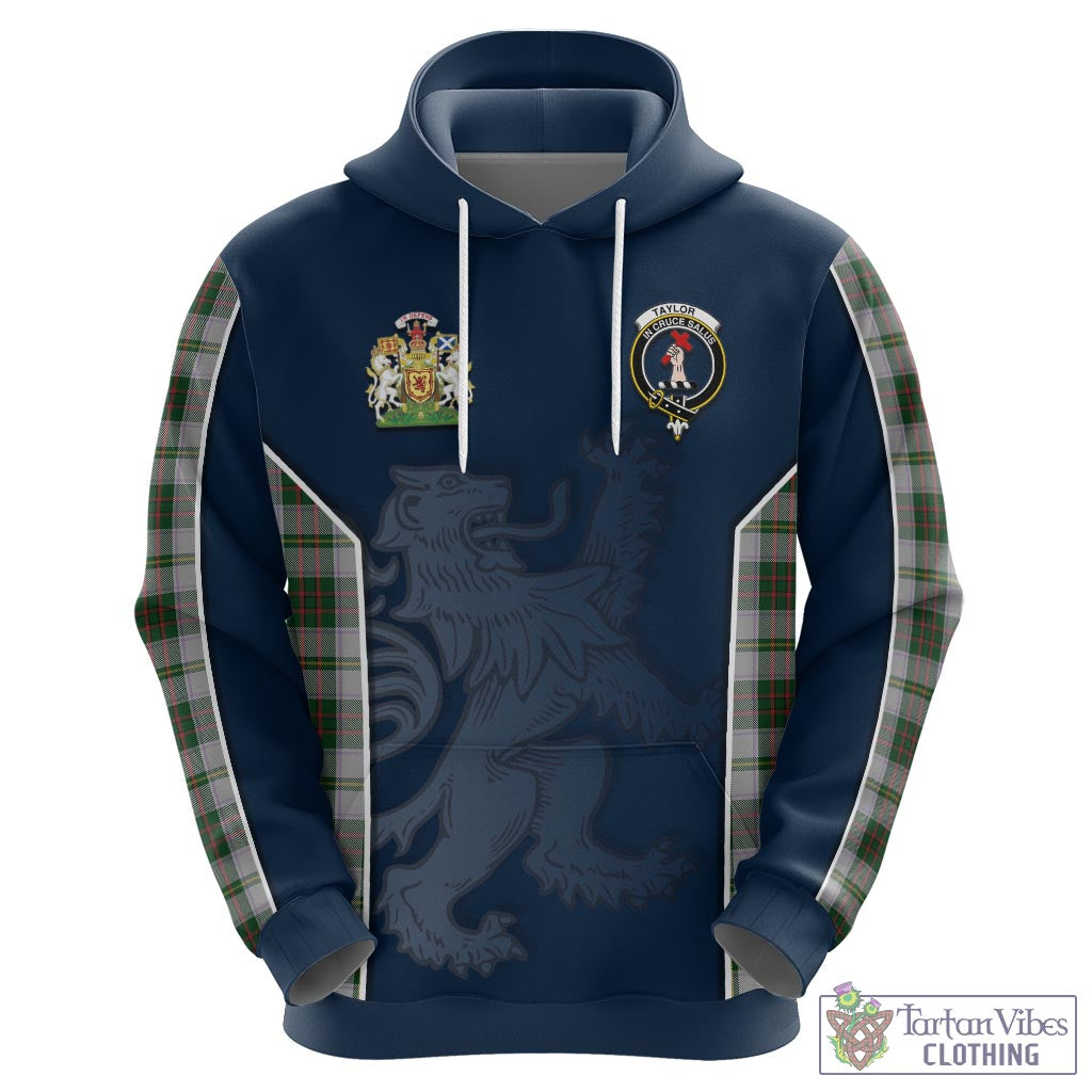 Tartan Vibes Clothing Taylor Dress Tartan Hoodie with Family Crest and Lion Rampant Vibes Sport Style