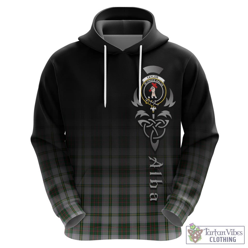 Tartan Vibes Clothing Taylor Dress Tartan Hoodie Featuring Alba Gu Brath Family Crest Celtic Inspired