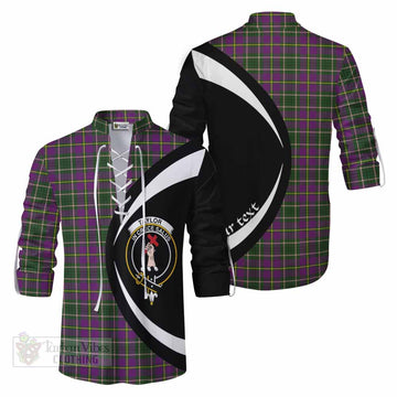 Taylor (Tailylour) Tartan Ghillie Kilt Shirt with Family Crest Circle Style