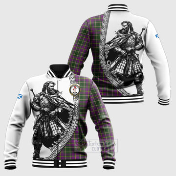 Taylor (Tailylour) Tartan Clan Crest Baseball Jacket with Highlander Warrior Celtic Style