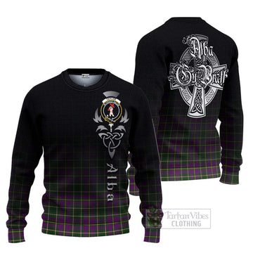 Taylor (Tailylour) Tartan Ugly Sweater Featuring Alba Gu Brath Family Crest Celtic Inspired