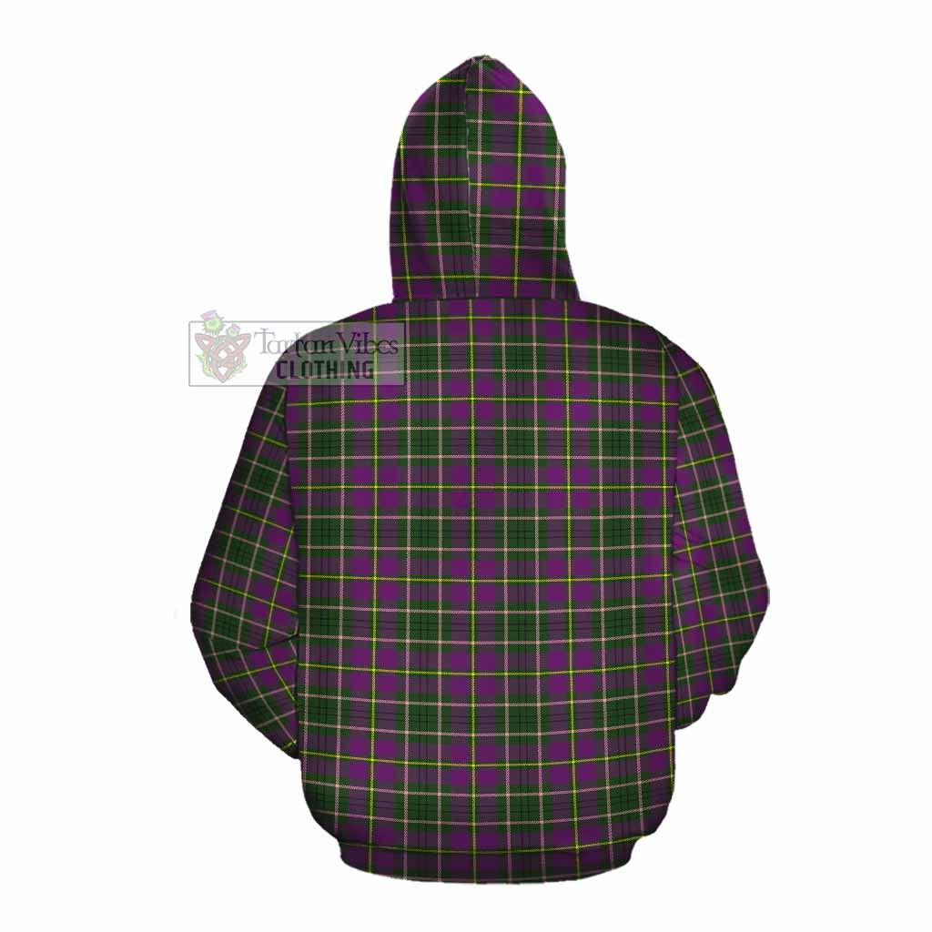 Tartan Vibes Clothing Taylor (Tailylour) Tartan Cotton Hoodie with Family Crest DNA In Me Style