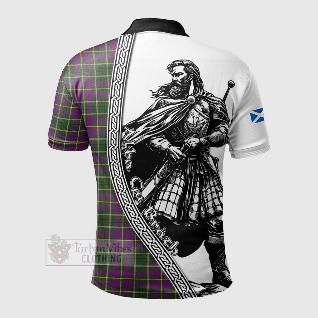 Tartan Vibes Clothing Taylor (Tailylour) Tartan Clan Crest Polo Shirt with Highlander Warrior Celtic Style