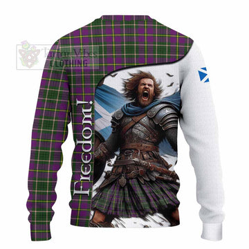 Taylor (Tailylour) Crest Tartan Knitted Sweater Inspired by the Freedom of Scottish Warrior