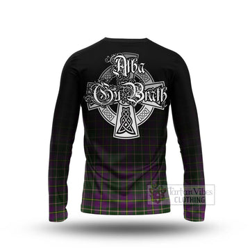 Taylor (Tailylour) Tartan Long Sleeve T-Shirt Featuring Alba Gu Brath Family Crest Celtic Inspired