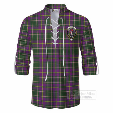 Taylor (Tailylour) Tartan Ghillie Kilt Shirt with Family Crest DNA In Me Style