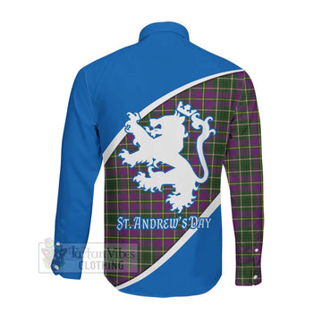 Taylor (Tailylour) Family Crest Tartan Long Sleeve Button Shirt Celebrate Saint Andrew's Day in Style