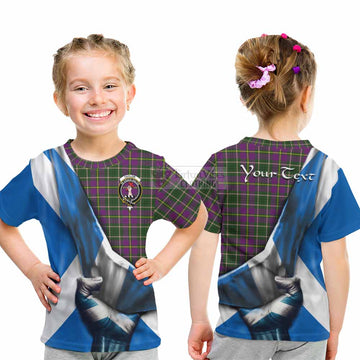 Taylor (Tailylour) Tartan Kid T-Shirt with Family Crest Scotland Patriotic Style