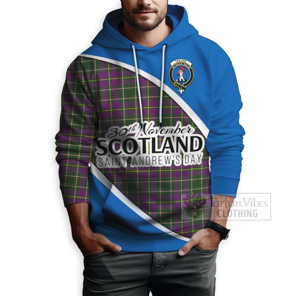 Tartan Vibes Clothing Taylor (Tailylour) Family Crest Tartan Hoodie Celebrate Saint Andrew's Day in Style