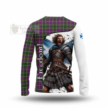 Taylor (Tailylour) Crest Tartan Long Sleeve T-Shirt Inspired by the Freedom of Scottish Warrior