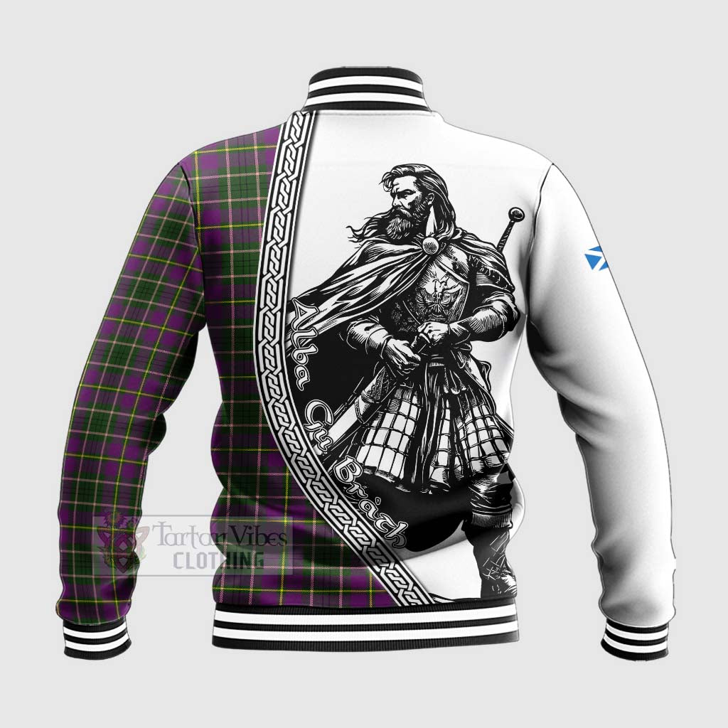 Tartan Vibes Clothing Taylor (Tailylour) Tartan Clan Crest Baseball Jacket with Highlander Warrior Celtic Style