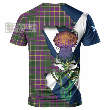 Taylor (Tailyour) Tartan Family Crest T-Shirt Scottish Thistle Celtic Inspired - Tartan Vibes Clothing