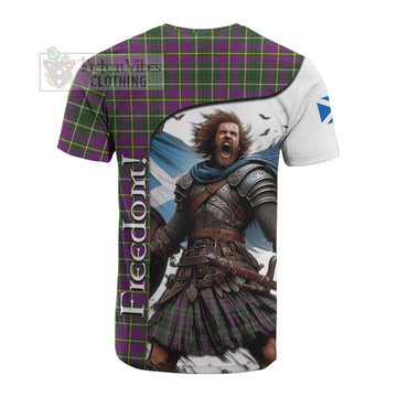 Taylor (Tailylour) Crest Tartan Cotton T-shirt Inspired by the Freedom of Scottish Warrior