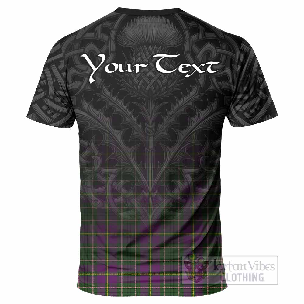 Tartan Vibes Clothing Taylor (Tailylour) Tartan T-Shirt with Family Crest Celtic Thistle Vibes