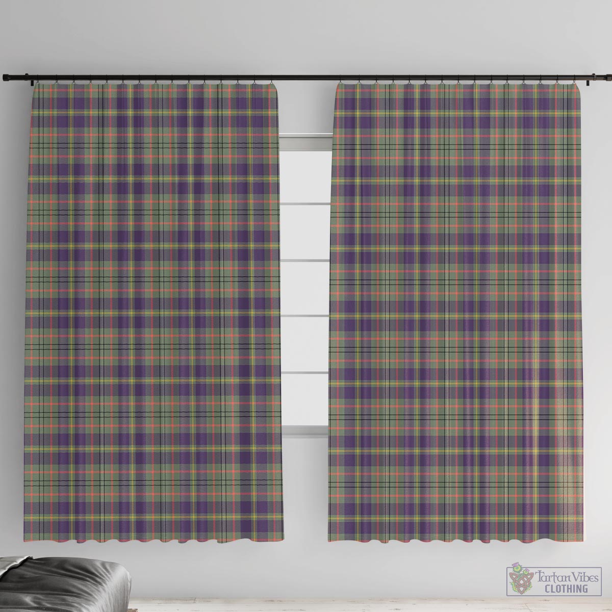 Taylor Weathered Tartan Window Curtain