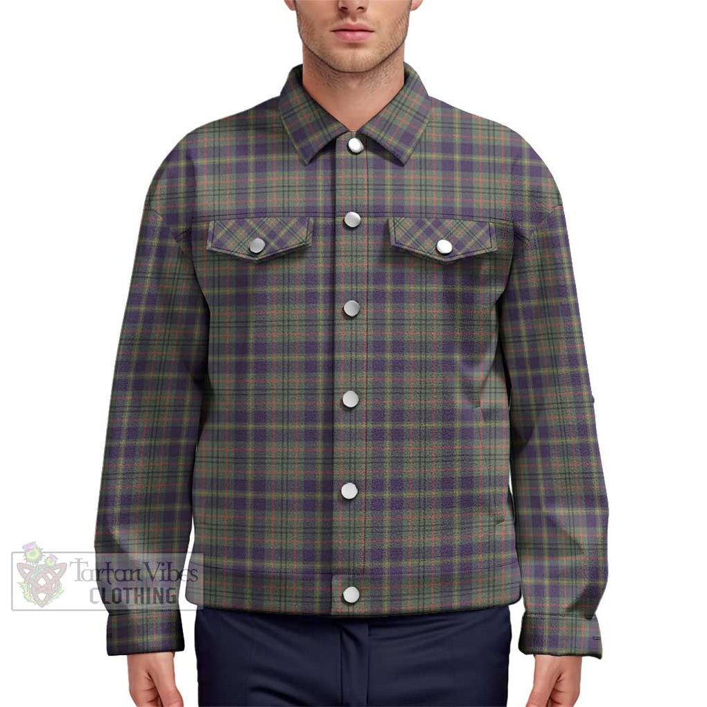 Taylor Weathered Tartan Unisex Lapel Cotton Jacket Unisex - Tartan Vibes Clothing