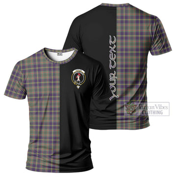 Taylor Weathered Tartan T-Shirt with Family Crest and Half Of Me Style