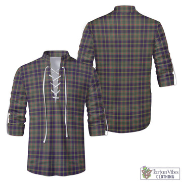 Taylor Weathered Tartan Men's Scottish Traditional Jacobite Ghillie Kilt Shirt