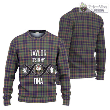 Taylor Weathered Tartan Ugly Sweater with Family Crest DNA In Me Style