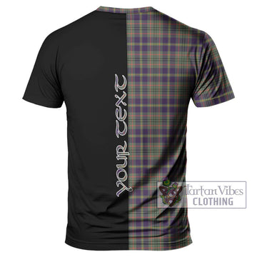 Taylor Weathered Tartan T-Shirt with Family Crest and Half Of Me Style