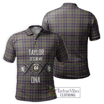 Taylor Weathered Tartan Polo Shirt with Family Crest DNA In Me Style