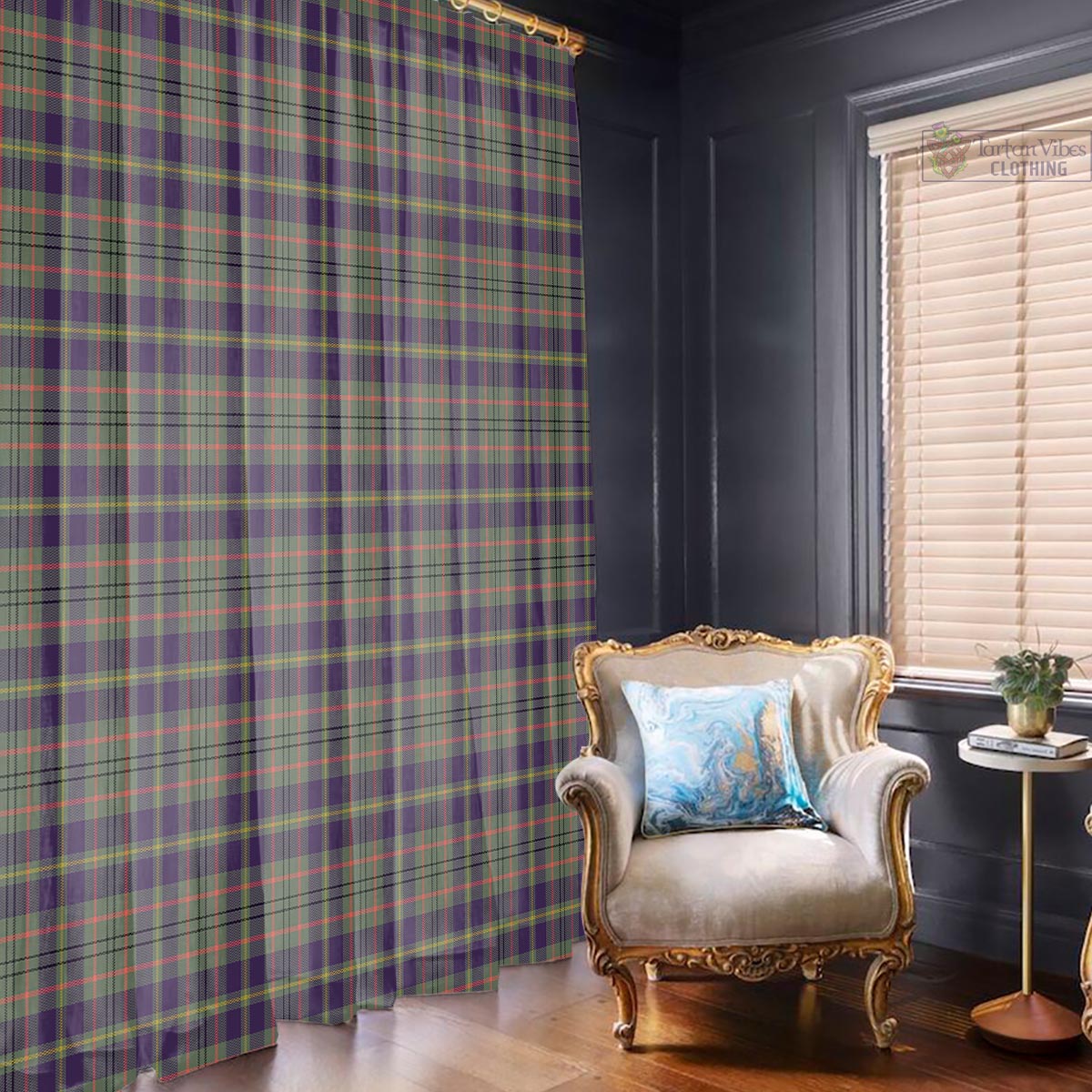 Taylor Weathered Tartan Window Curtain