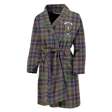 Taylor Weathered Tartan Bathrobe with Family Crest