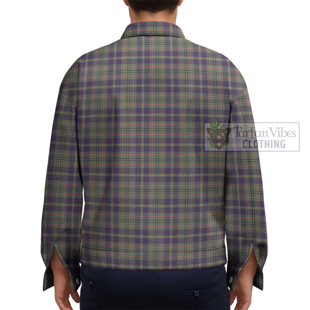 Taylor Weathered Tartan Unisex Lapel Cotton Jacket - Tartan Vibes Clothing