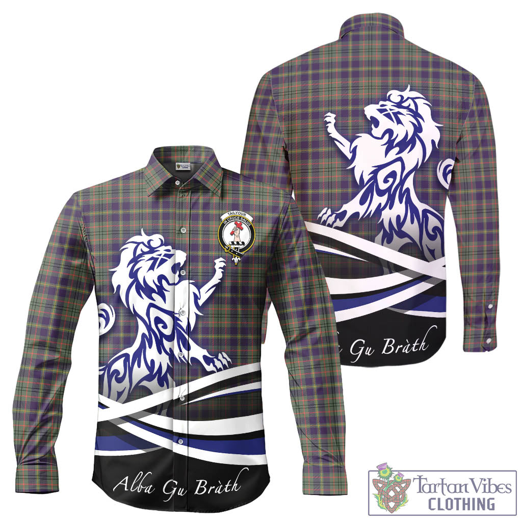 taylor-weathered-tartan-long-sleeve-button-up-shirt-with-alba-gu-brath-regal-lion-emblem