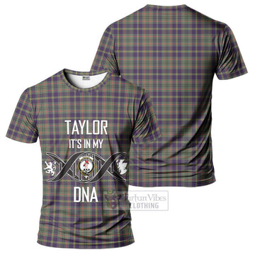 Taylor Weathered Tartan T-Shirt with Family Crest DNA In Me Style