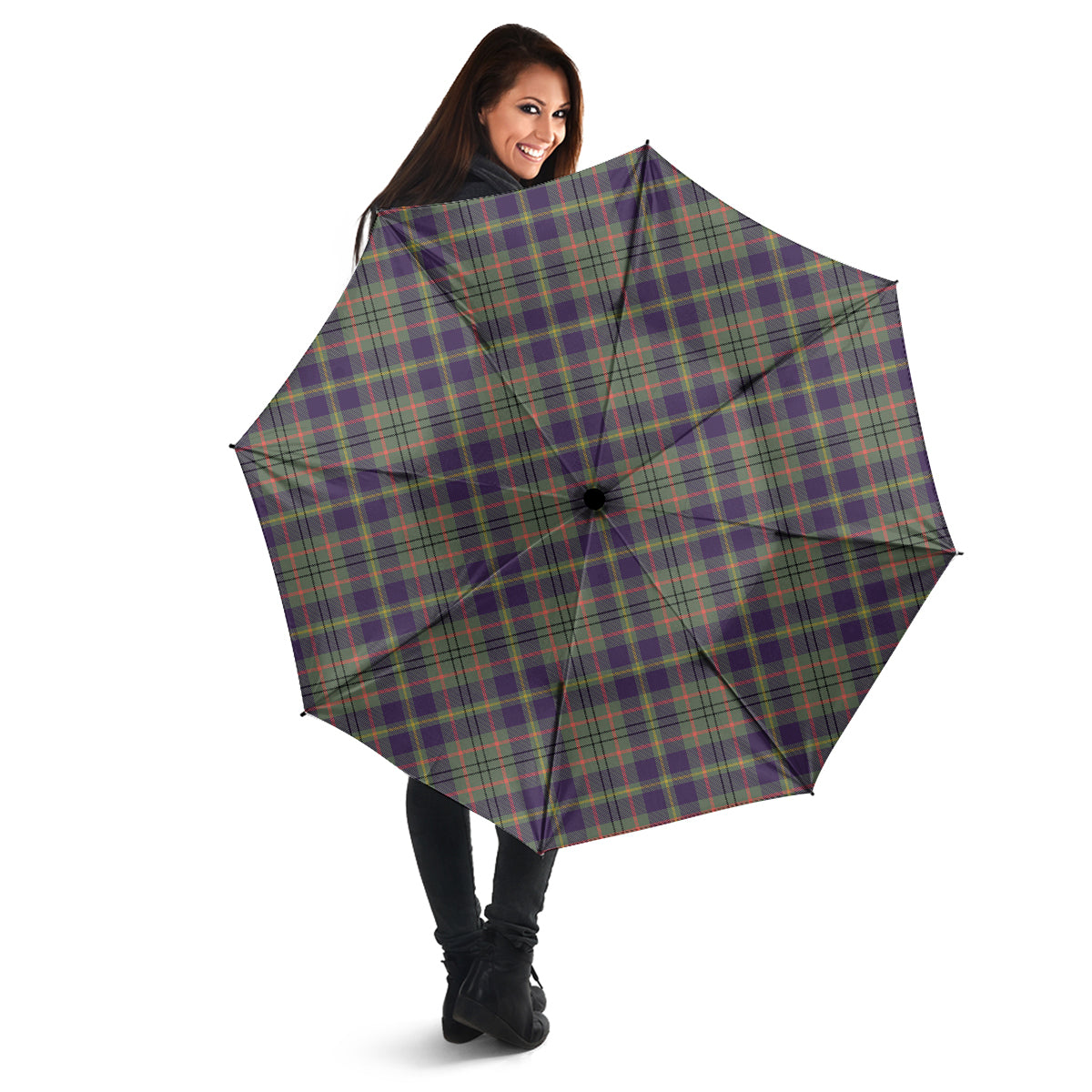 Taylor Weathered Tartan Umbrella - Tartanvibesclothing