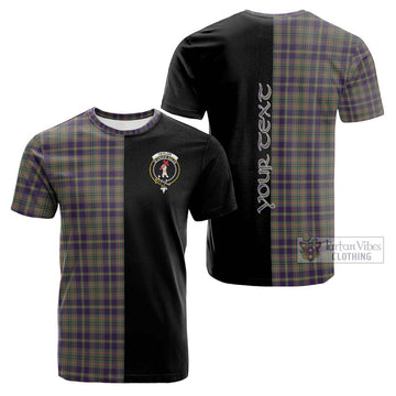 Taylor Weathered Tartan Cotton T-shirt with Family Crest and Half Of Me Style