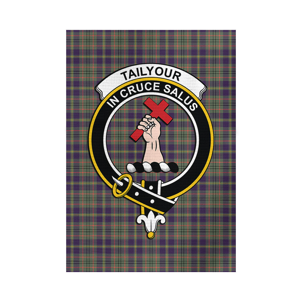 taylor-weathered-tartan-flag-with-family-crest