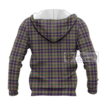 Taylor Weathered Tartan Knitted Hoodie with Family Crest DNA In Me Style