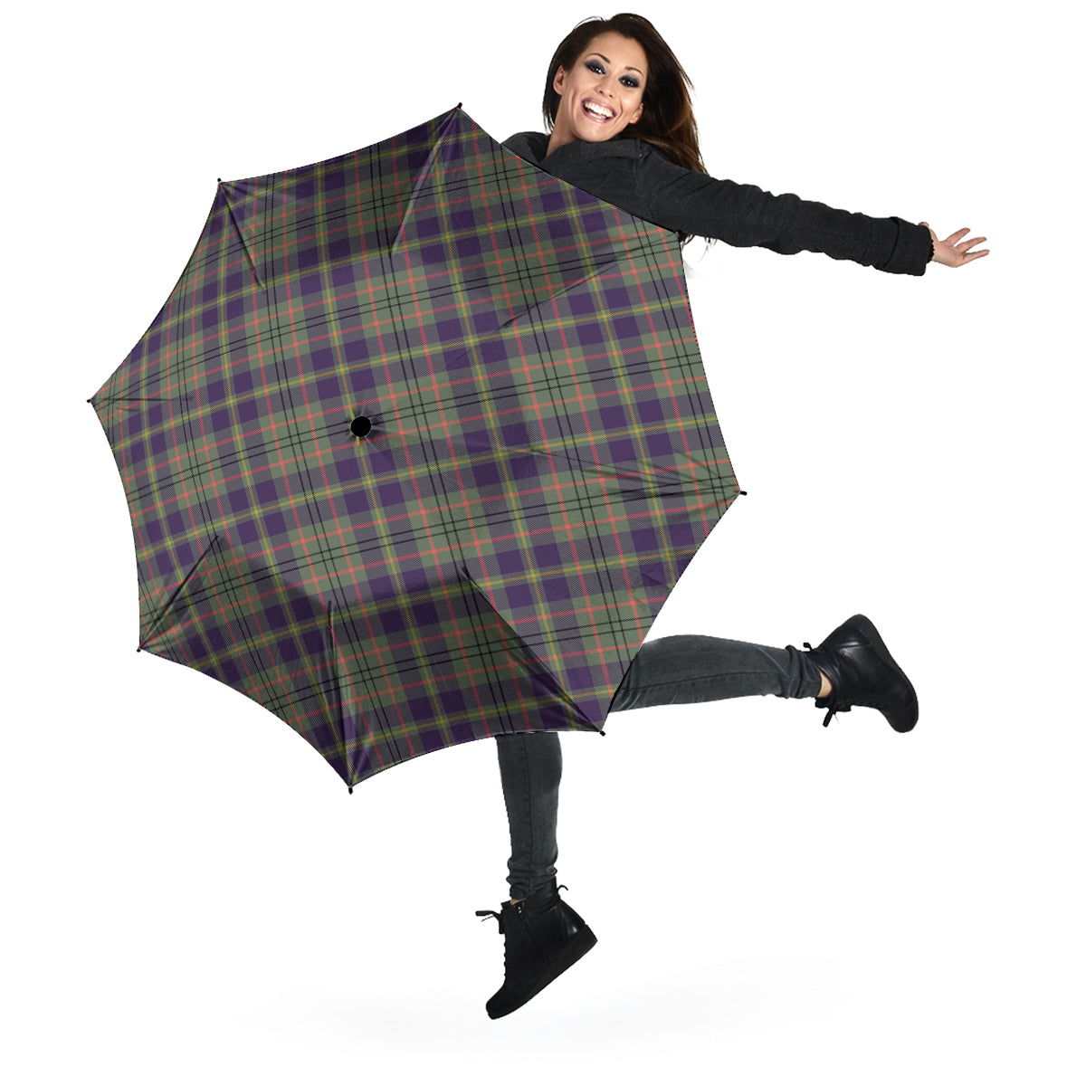 Taylor Weathered Tartan Umbrella - Tartanvibesclothing