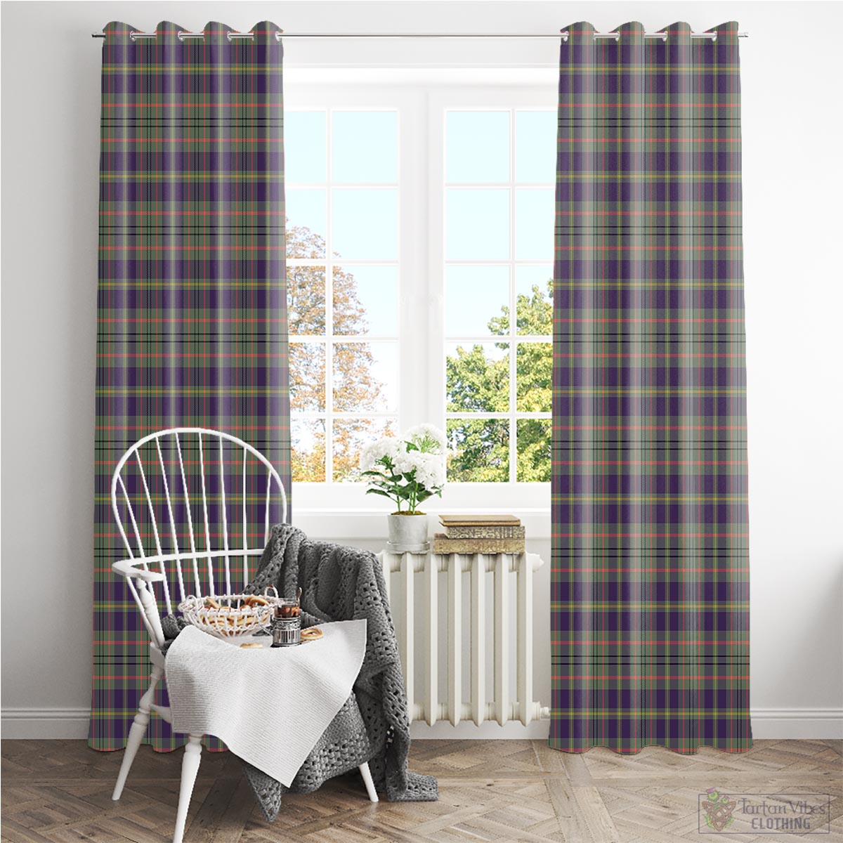 Taylor Weathered Tartan Window Curtain