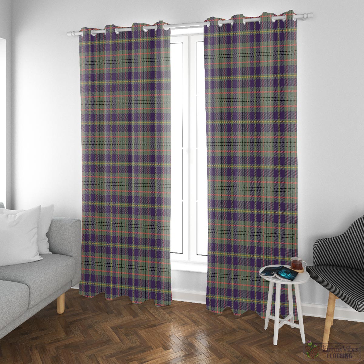 Taylor Weathered Tartan Window Curtain