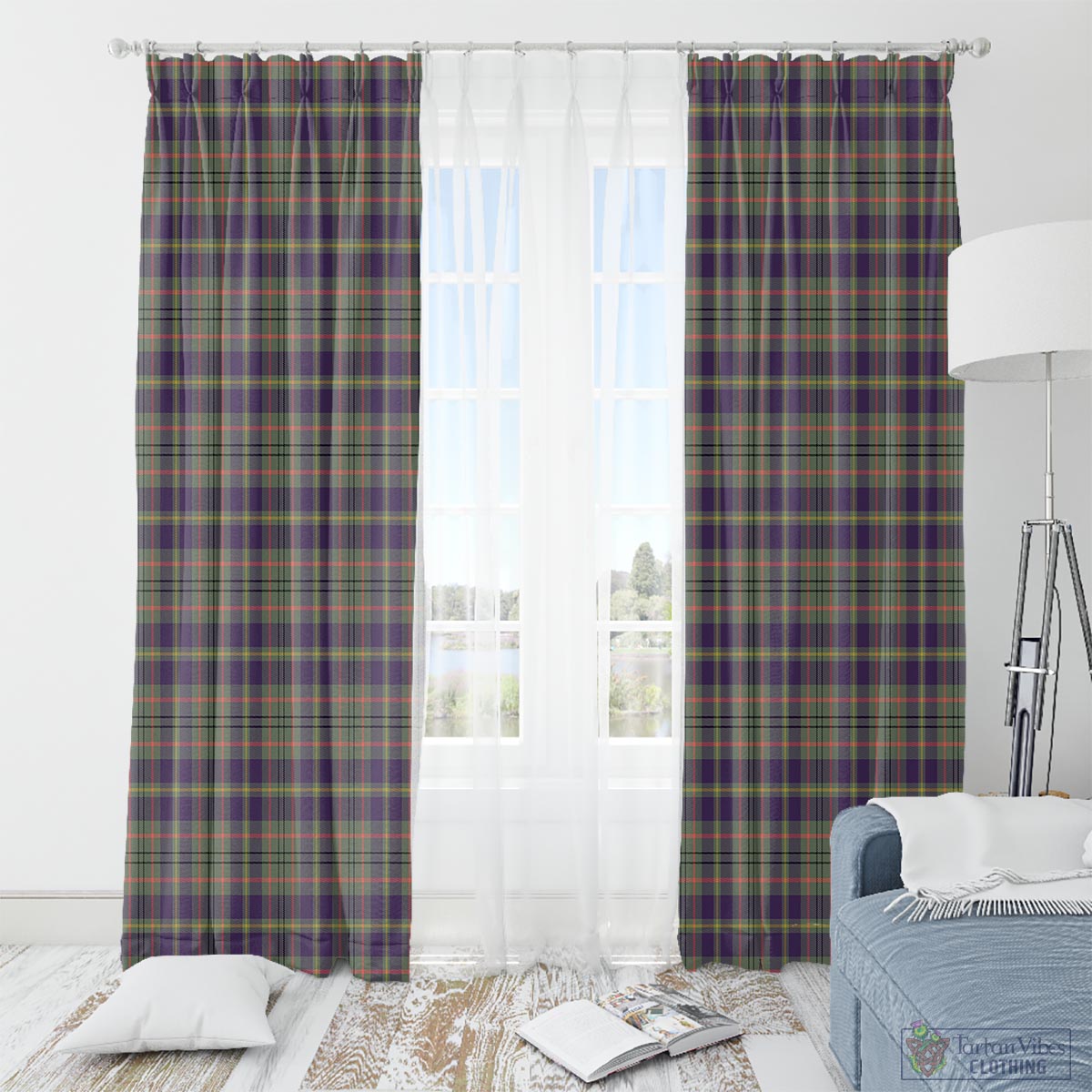 Taylor Weathered Tartan Window Curtain