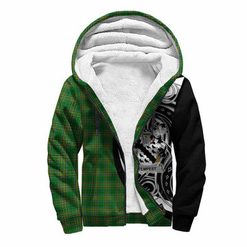 Tempest Irish Clan Sherpa Hoodie Celtic Circle Style Unisex S - Tartan Vibes Clothing