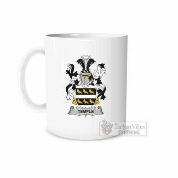 Temple Irish Clan Coat of Arms Ceramic Mug