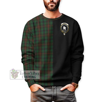 Tennant Tartan Sweatshirt with Family Crest and Half Of Me Style