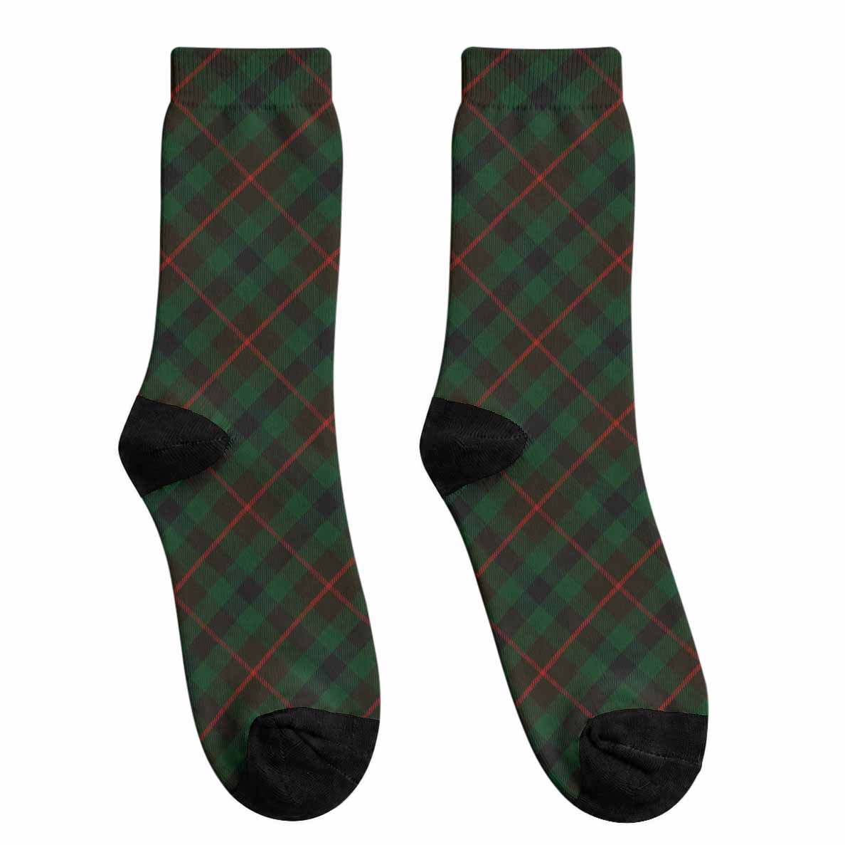 Tennant Tartan Crew Socks Cross Style Crew Socks - Tartan Vibes Clothing