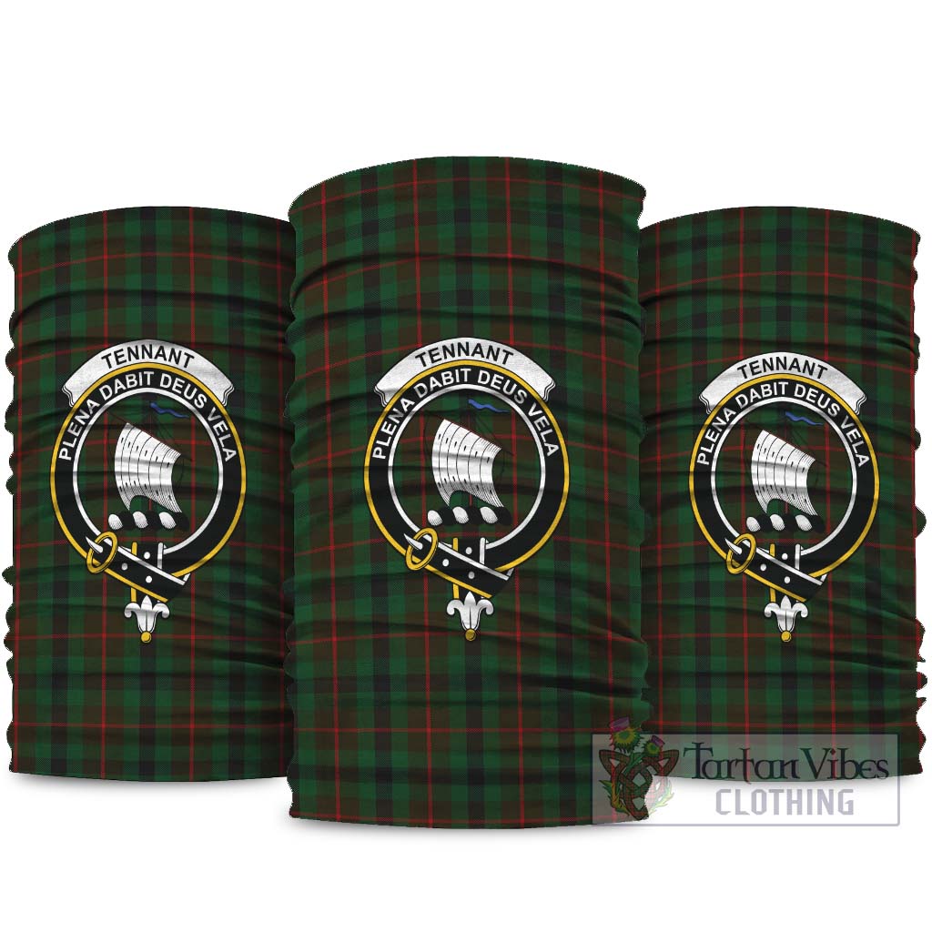 Tennant Tartan Neck Gaiters, Tartan Bandanas, Tartan Head Band with Family Crest