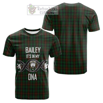 Tennant Tartan Cotton T-shirt with Family Crest DNA In Me Style